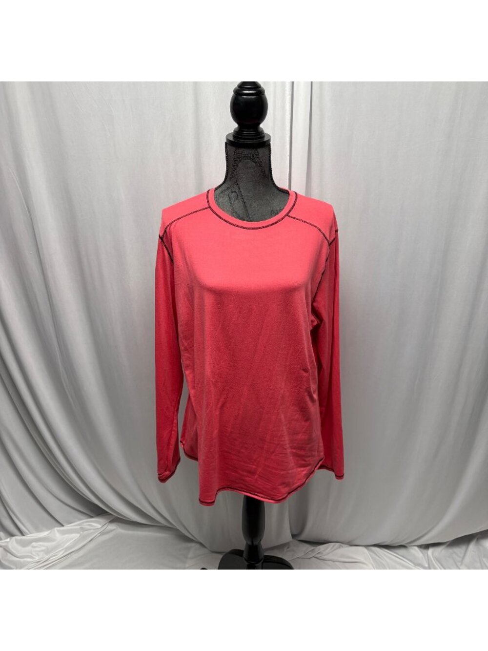 ClimateRight Cuddl Duds Long Sleeve Pink Shirt Womens Size XXL Soft Stretchy